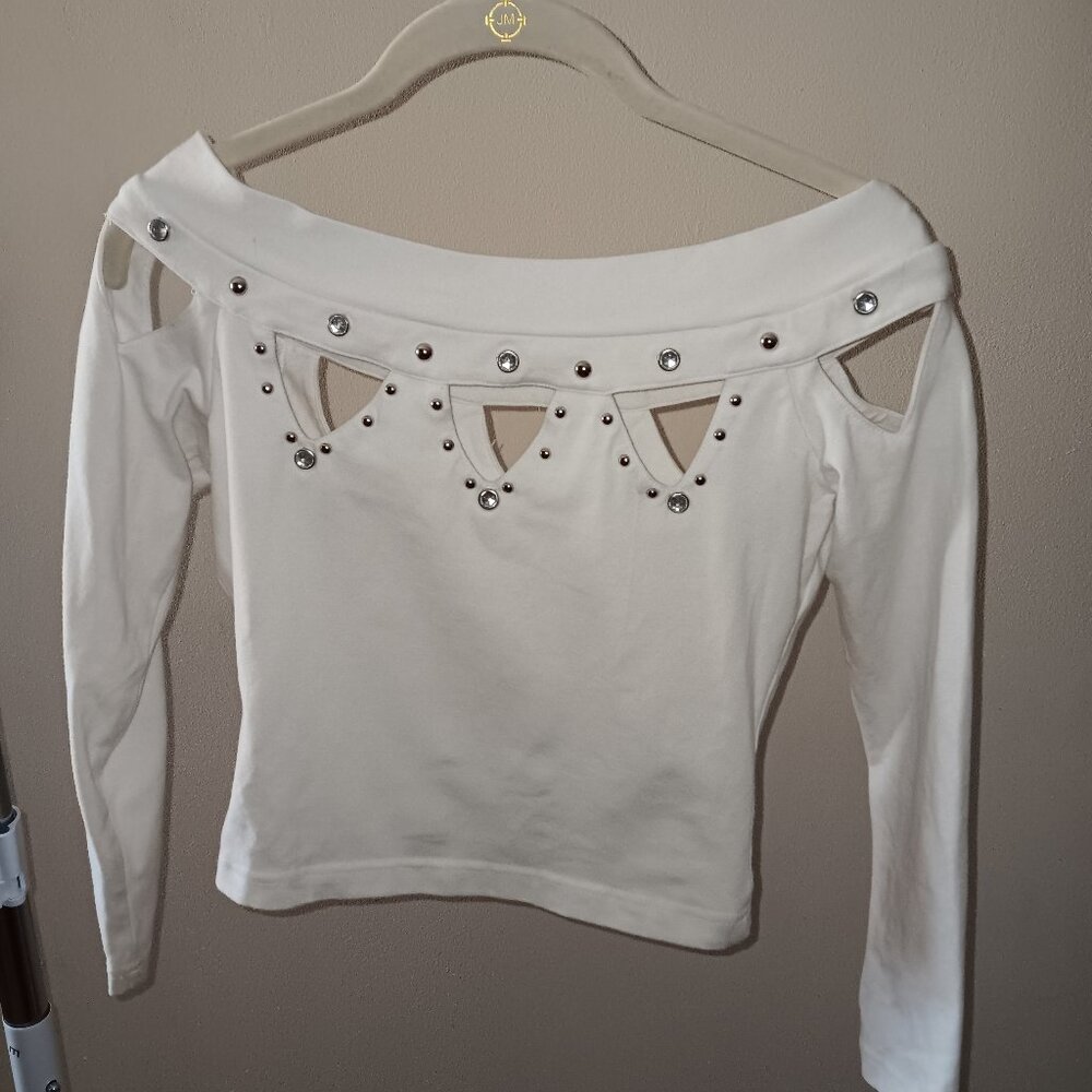 White Top with studs